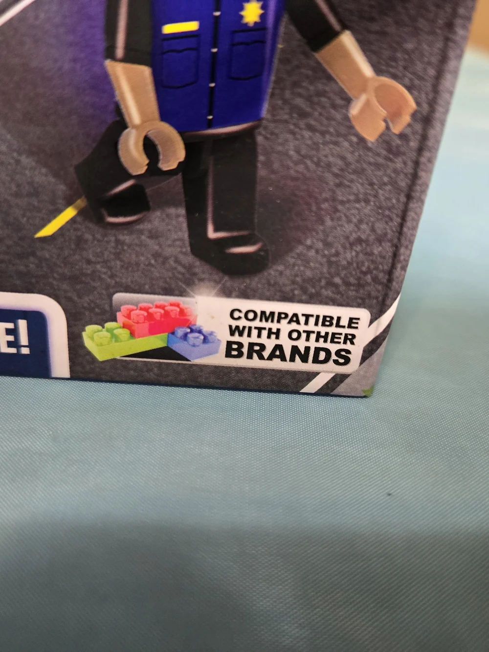 Okko Blue Police Criminal Pursuit Building Set with Minifigure